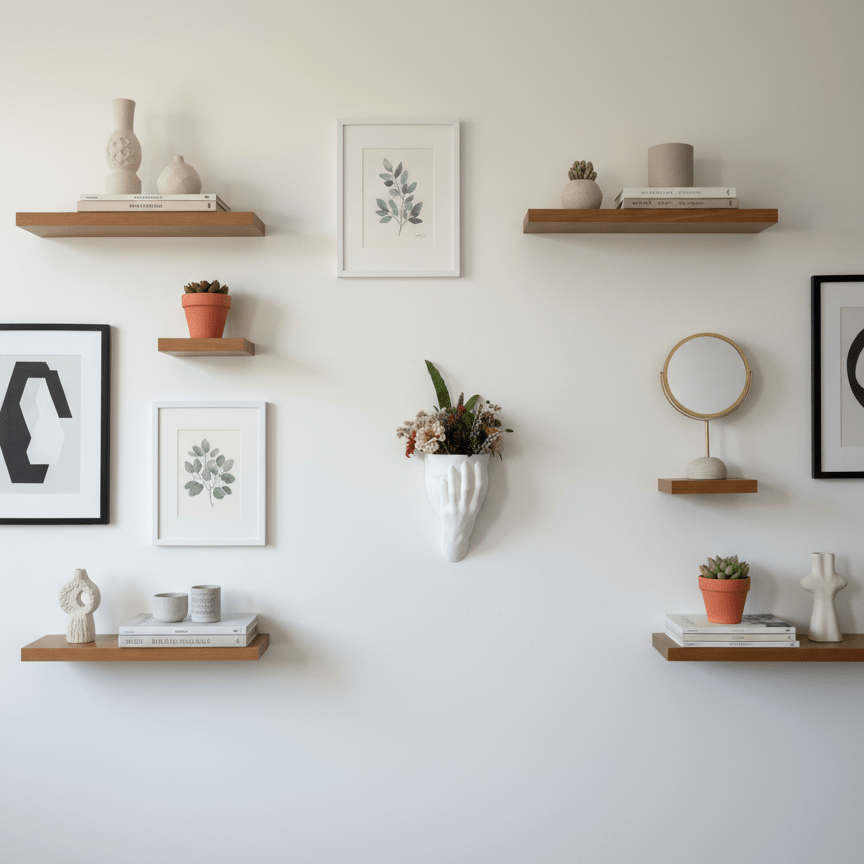 Mira – Sculptural Wall Vase with Hand Covering Face and Woman Face - Artimo